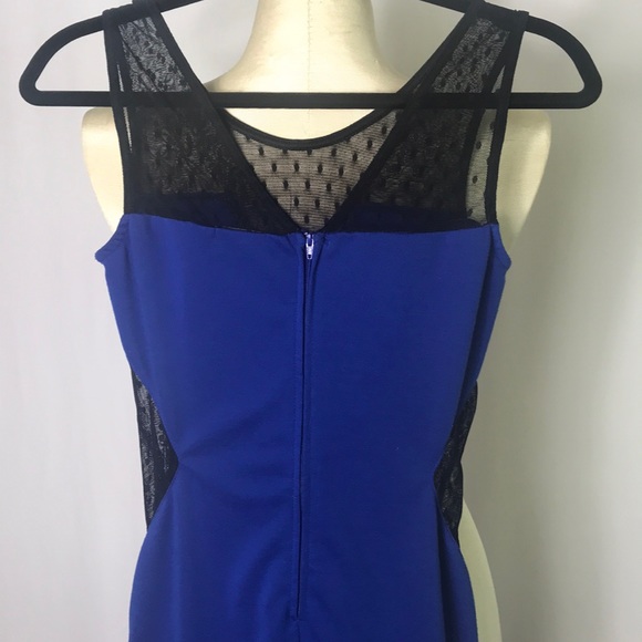 🌻 3/25 🌻 Rhapsody Body Con Dress Side Mesh Lace - Picture 4 of 7